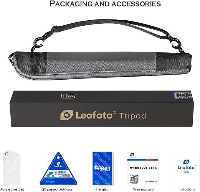 Leofoto MP-364C 67" 4-Section Carbon Fiber Portable Monopod, Lightweight - Image 9