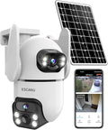 Dual Lens Security Cameras Wireless Outdoor by ESCANU
