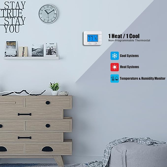 Upgraded Digital Non-Programmable Thermostat - Image 2