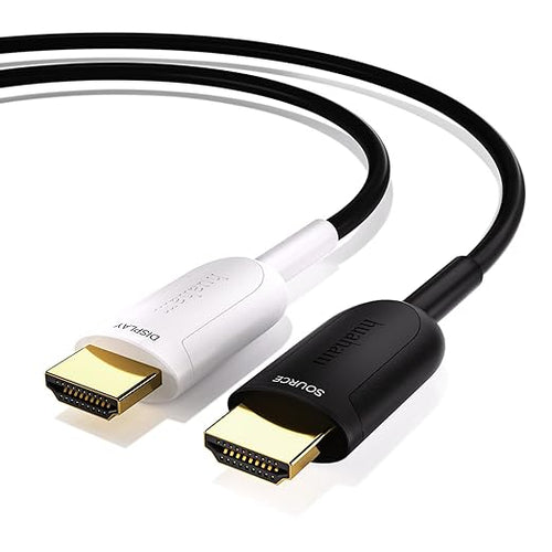 10K 8K HDMI 2.1 Cable Fiber Optic 3.3ft, 48Gbps Ultra High Speed HDMI Cable by HUAHAM