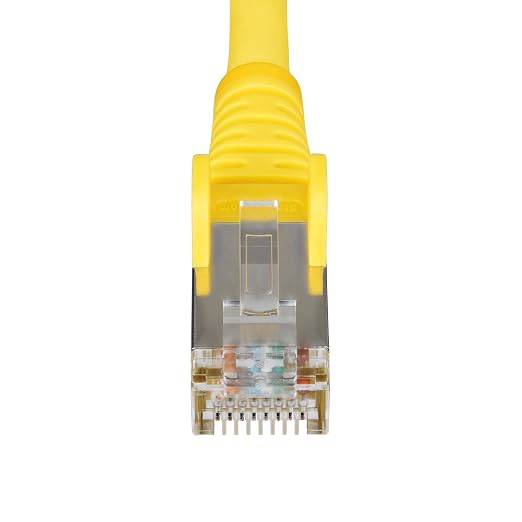 StarTech.com 1ft Yellow CAT6a Ethernet Cable, Snagless RJ45, 100W PoE++ - Image 4