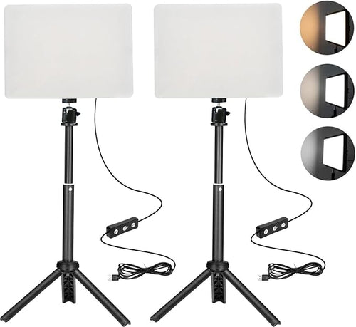 2 Pack LED Photo Lighting kit by BYSTONE