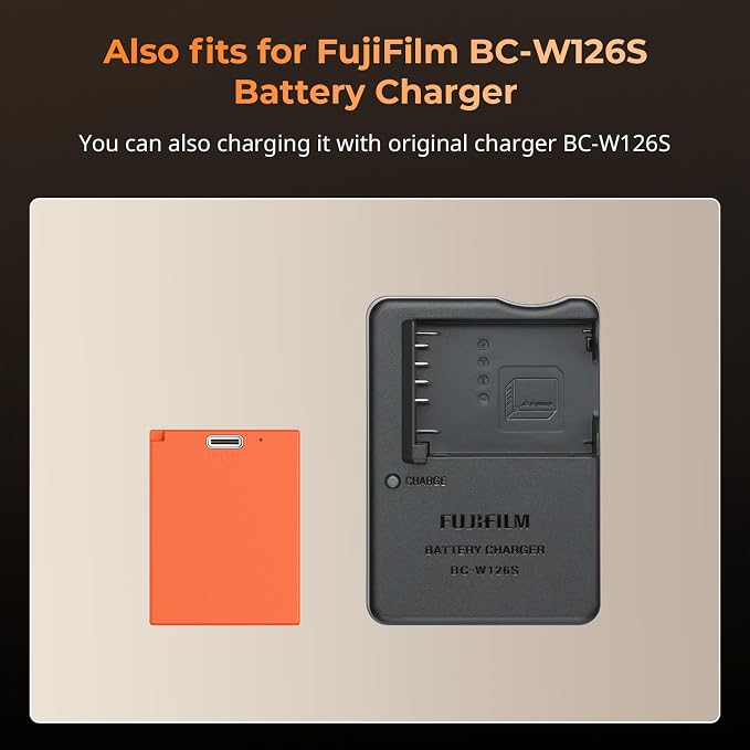 SMALLRIG NP-W126S Battery, 1050mAh Replacement USB-C Battery - Image 6