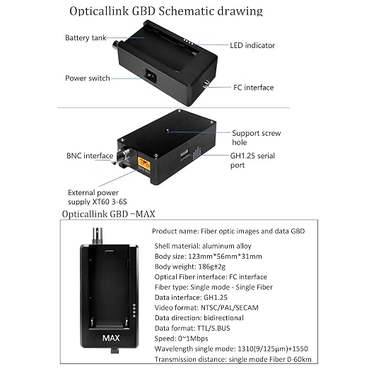 5km FPV Optic Fiber Cable with Build-In Sky End Optical Fiber Cable Image Data - Image 6
