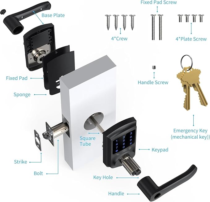 HIDALIFE Keyless Entry Door Lock, Keypad Door-Lock - Image 9
