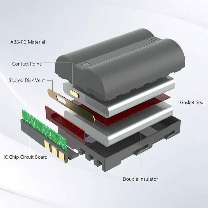 LP EN-EL3e Battery Pack, Compatible - Image 2
