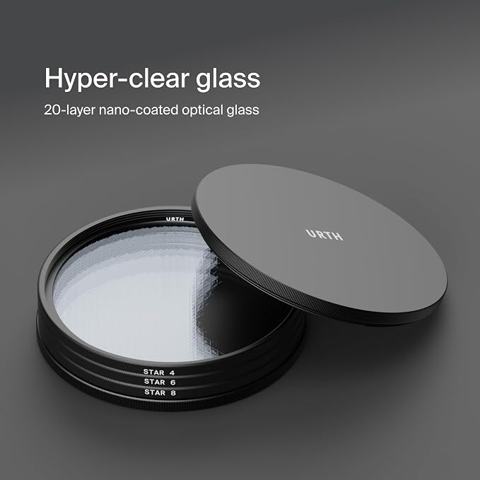 Urth 40.5mm 3-in-1 Star Lens Filter Kit — 4, 8 Point Starburst Effects - Image 3