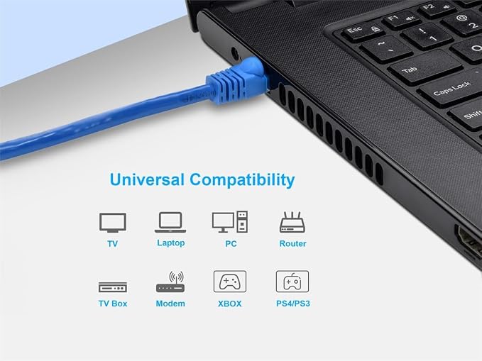 Monoprice 50FT 24AWG Cat6 550MHz UTP Ethernet Bare Copper Network Cable - Image 6
