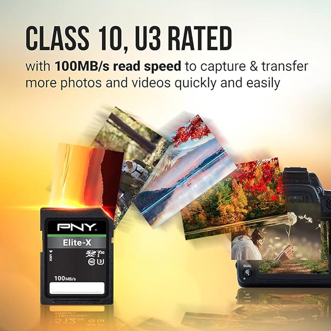PNY 512GB Elite-X Class 10 U3 V30 SDXC Flash Memory Card - Image 3
