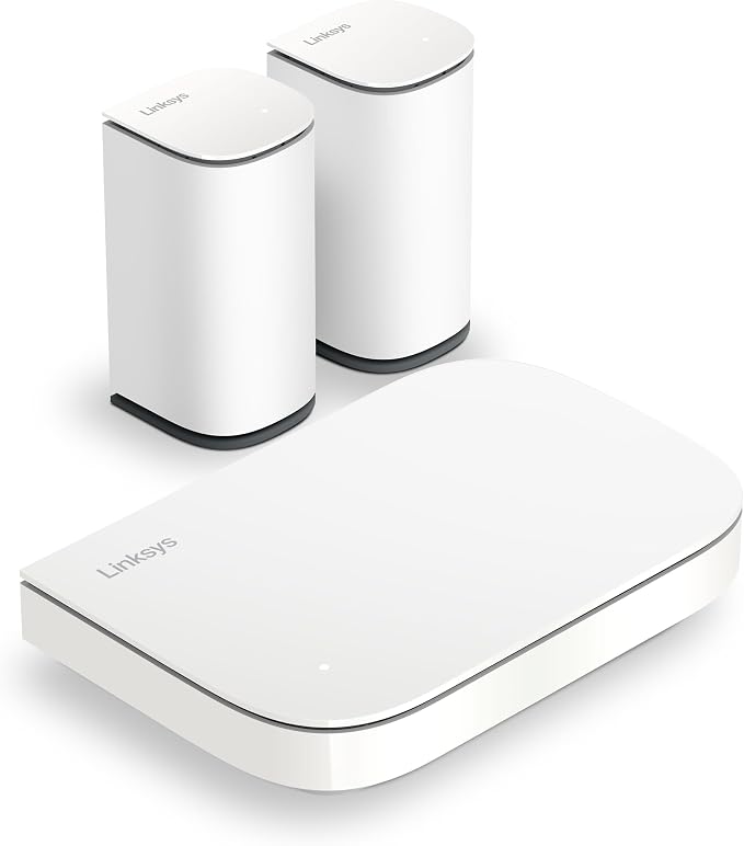Linksys Multi-gig Micro Mesh WiFi 6 System | Connect 100+ Devices | Up to 5 by Amazon+Renewed