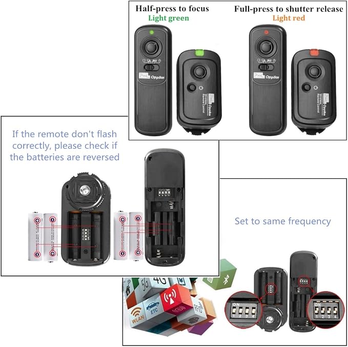 Pixel RW221-N3 Camera Remote Shutter Release Wireless Radio Control Compatible - Image 6
