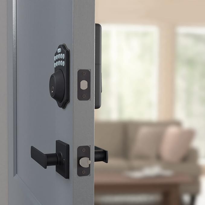 Amazon Basics Traditional Electronic Keypad, Keyless Entry Door Lock Deadbolt - Image 8