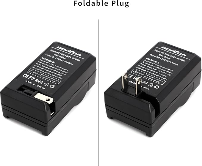 Norifon NP-80 Wall Charger for Casio Exilim EX-G1, Exilim EX-N1, Exilim EX-N2 - Image 2