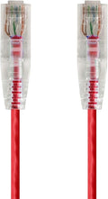 Monoprice Cat6 10ft Red Component Level Patch Cable UTP 28AWG 550MHz Pure Bare by Monoprice