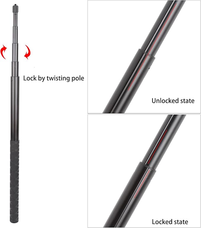 PellKing Long 77inch Invisible Selfie Stick - Image 4