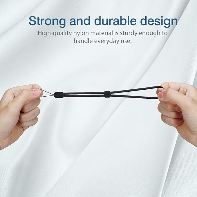 Hukado Hand Wrist Strap Lanyard, 6 Pack 9.5inch Adjustable Nylon Wristlet - Image 6