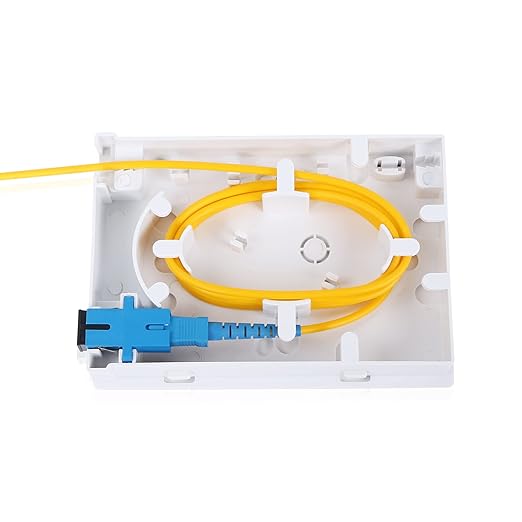 Fiber Optic Terminal Junction Box 2 Ports Fiber Panel Desktop Box - Image 2