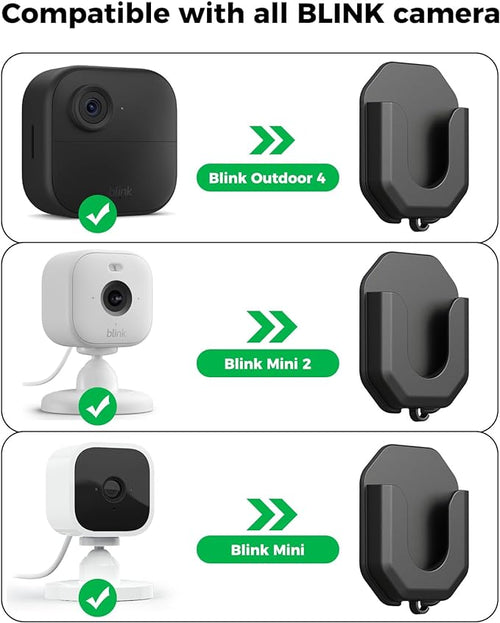 2 Pack Blink Camera No Drill No Screws Wall Mount Bracket - Image 2