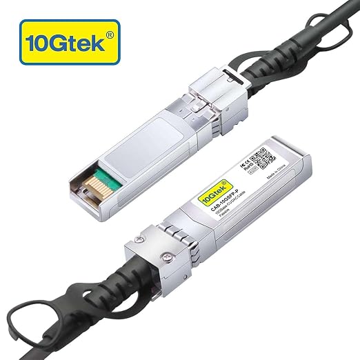 10Gtek SFP+ DAC Twinax Cable, 10G SFP+ to SFP+ Direct Attach Copper Patch - Image 2
