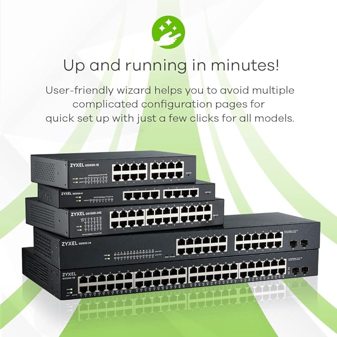 Zyxel 8 Port PoE Switch | Smart Managed | Gigabit Network Ethernet Switch | 8X - Image 6