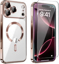 Magnetic Glossy Case for iPhone 17 Pro Max, iPhone 17 ProMax Phone Case Slim by Unknown