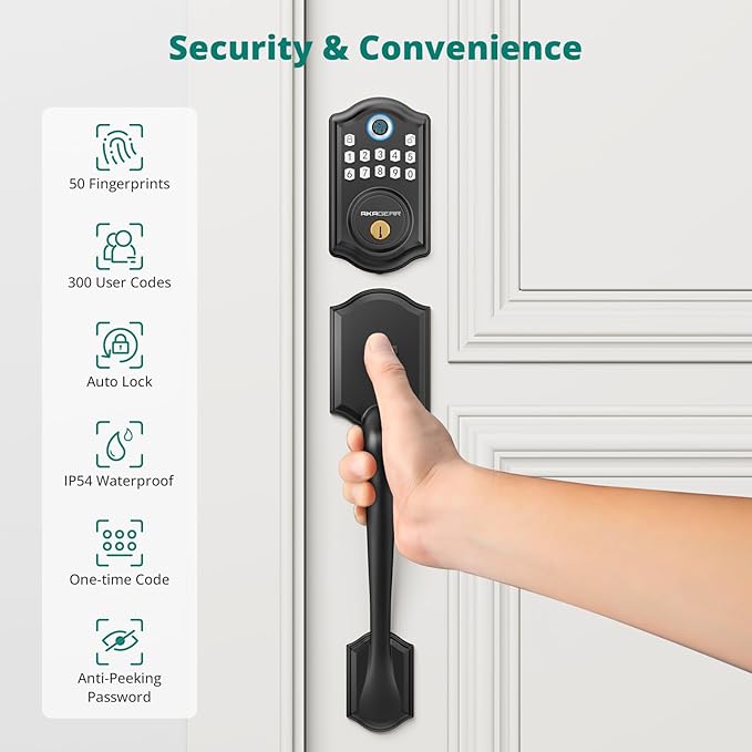 AkaGear DS10 Keyless Entry Door Lock - Image 4