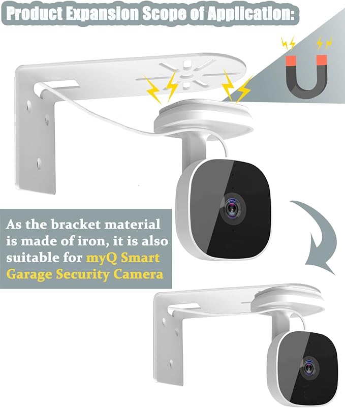 2Pack Metal Swivel Wall Mount Bracket - Image 7