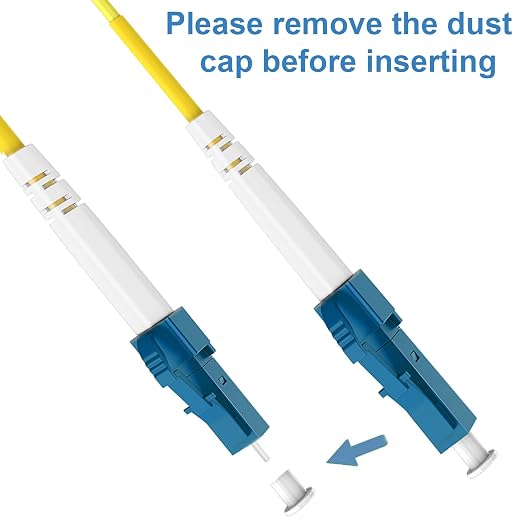 FLYPROFiber- 1M/3ft OS2 LC/UPC to SC/APC Fiber Patch Cable, Single Mode Fiber - Image 5