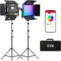 GVM RGB LED Video Light Kit, 800D 6X Upgraded Studio Lights by GVMGreatVideoMaker