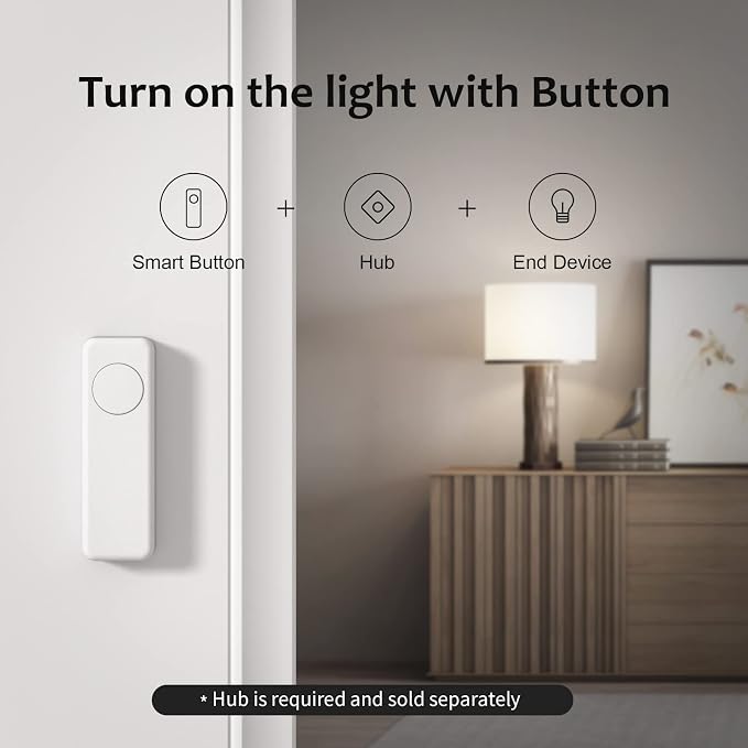 THIRDREALITY ZigBee Smart Button Red, 3-Way Remote Control, Require Zigbee hub - Image 4