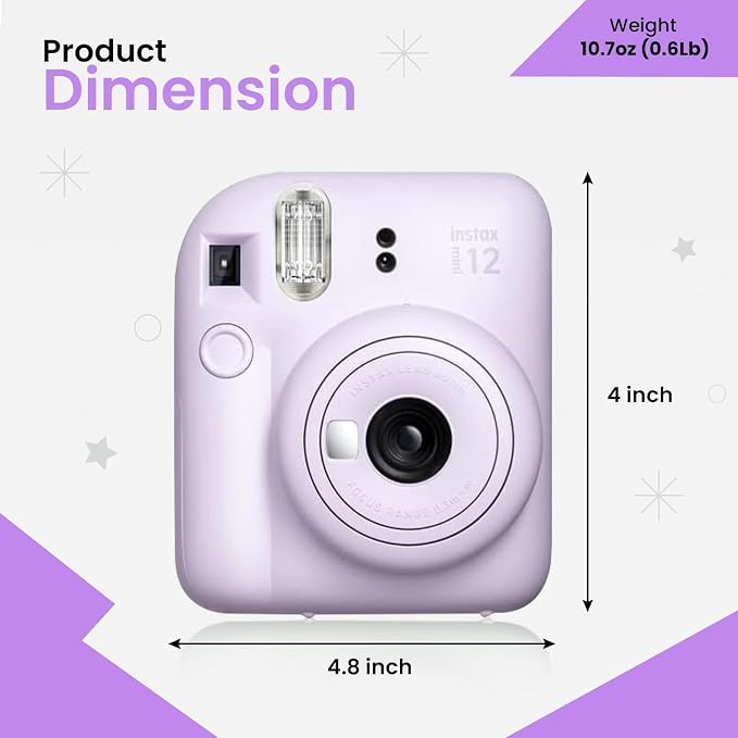 Fujifilm INSTAX MINI 12 Blue Bundle 2025) - Image 5