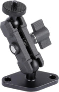 Aluminum 1/4"-20 Mount with Drill Plate Base by Leenconghui