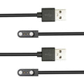 2-Pack 3.3FT Smart Watch Charger Magnetic 2Pin USB Charging Cable by Unknown