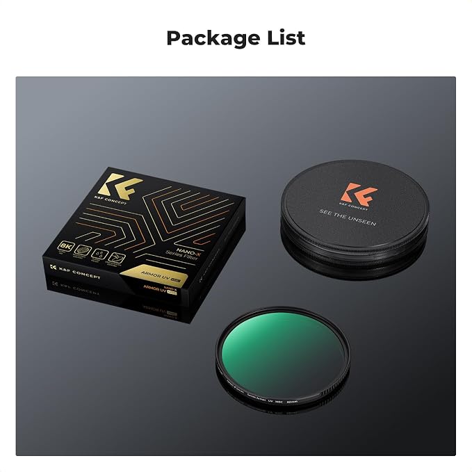 K&F CONCEPT 95mm Explosive-Proof MCUV Lens Protection Filter 28 Multi-Layer - Image 8