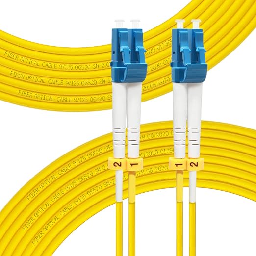 FLYPROFiber- 50M OS2 Fiber Patch Cable LC to LC, Length Options: 0.2m-300m by FLYPROFiber