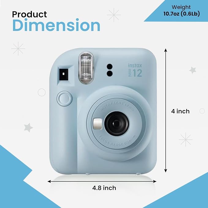 Fujifilm Instant Mini 12 Camera + Accessory Bundle & Compatible Custom Case + - Image 6