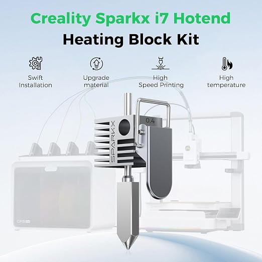 Creality Official SPARKX i7 Hotend, 0.4mm Original All Metal Integrated - Image 2