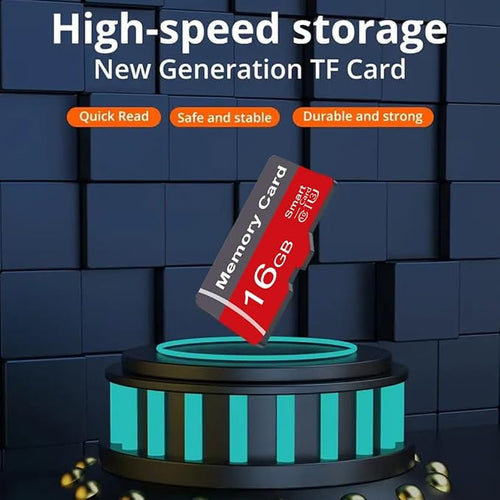 2 Pack Memory Card 16GB with Adapter, High Speed TF Card, UHS-I C10 A1 Memory - Image 2