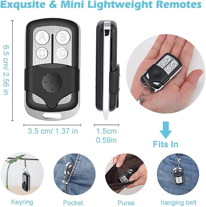 Universal Garage Door Remote Works Chamberlain Liftmaster Craftsman Opener - Image 2