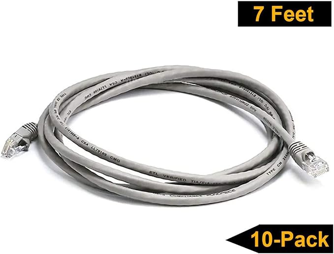 iMBAPrice 10' Cat5e Network Ethernet Patch Cable, 10 Pack - Image 6