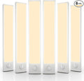 6 Pack Under Cabinet Lights Wireless, 58 LED Motion Sensor Light Indoor by AVEVA