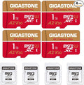 【5-Years Data Recovery】 GIGASTONE 1TB Micro SD Card 4-Pack, 4K Camera Pro by Gigastone