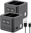 2 Pack Upgraded, Batteries Charger, A Charger Compatible by Inspirationlightsupyourlife
