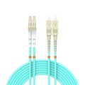 Fiber Patch Cable 7ft/2meters LC/UPC to SC/UPC OM3 10Gb/Gigabit MultiMode by Buacoz