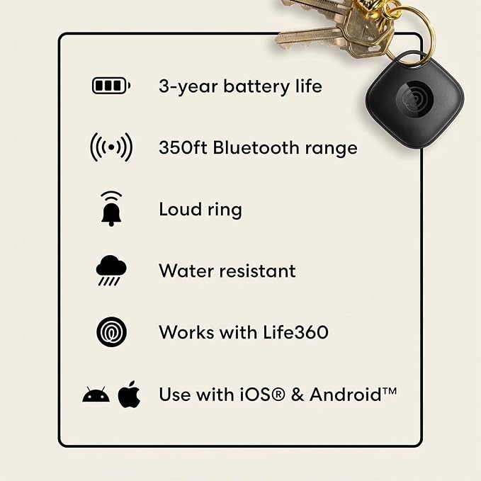 Life360 Tile - Bluetooth Tracker, Keys Finder and Item Locator - Image 8