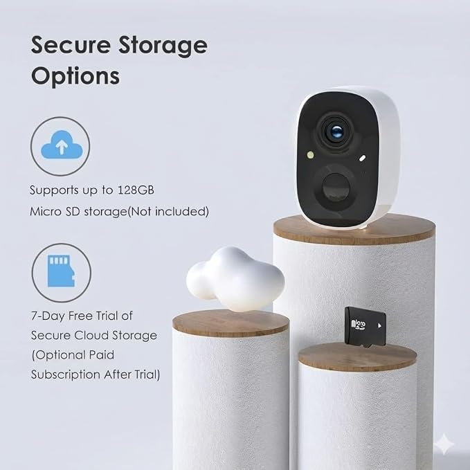 GMK Solar Security Camera Wireless Outdoor, - Image 7
