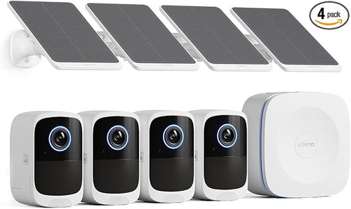 4K Security Cameras Wireless Outdoor/Indoor, Battery Cameras by Safemo