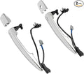 Exterior Door Handles Chrome, Compatible by Gledewen
