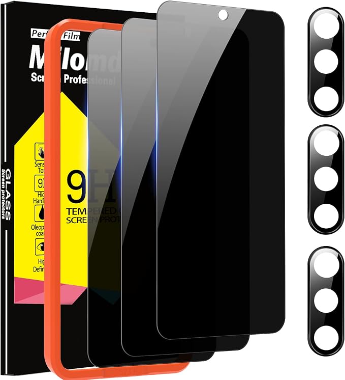 Milomdoi for Samsung Galaxy S23 Privacy Screen Protector Tempered Glass by Milomdoi