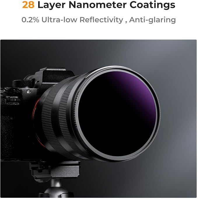 K&F CONCEPT 72mm ND1000000 ND Lens Filter Solar Eclipse Neutral Density Lens - Image 4